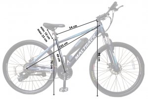Rower Elektryczny E-Bike MalTrack CX760 Electric 27,5" 10