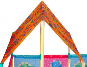 Kojec Dla Dziecka Namiot Suchy Basen na Piłki Dinozaury 4