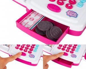 Kasa Fiskalna Sklepowa z Wózkiem na Zakupy i Dźwiękiem 6