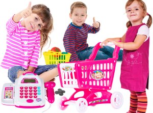 Kasa Fiskalna Sklepowa z Wózkiem na Zakupy i Dźwiękiem 9