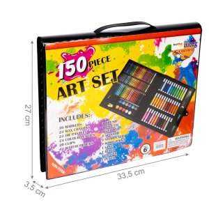 Zestaw Plastyczny do malowania 150 elementów 4