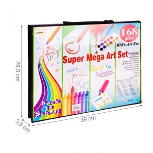 Zestaw plastyczny do malowania 168 elementów 6