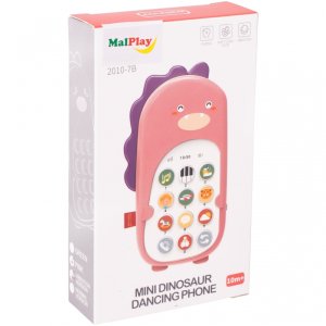 Telefon Muzyczny Dinozaur Dino Interaktywny Dla Malucha Do zabawy 2