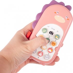 Telefon Muzyczny Dinozaur Dino Interaktywny Dla Malucha Do zabawy 5