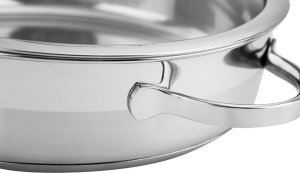 Garnek z pokrywą niski 2,7 l. 2