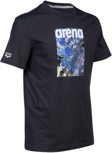 Arena KOSZULKA MĘSKA T-SHIRT SOLID COTTON NAVY VORTEX 006390/751 M 5