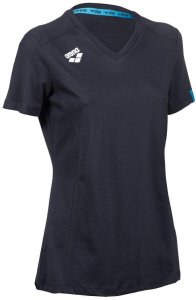 Arena KOSZULKA WOMEN'S TEAM T-SHIRT PANEL NAVY 004892/700 XS 9
