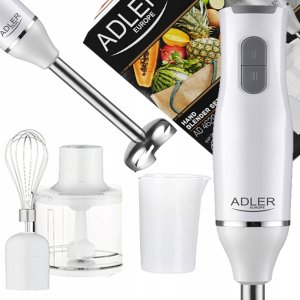 Blender Mesko Blender Ręczny Mikser Wielofunkcyjny Rozdrabniacz Trzepaczka Turbo Stalowe 3