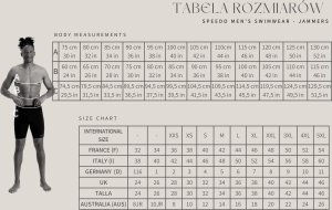 Speedo STROJE PŁYWACKIE MEN'S MEDLEY LOGO JAM RED 8-1135518663 T30 D3 9