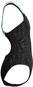 Speedo STROJE PŁYWACKIE GIRL'S PT ALV PWRBCK GREEN 8-00373418666 164 (13-14) 3