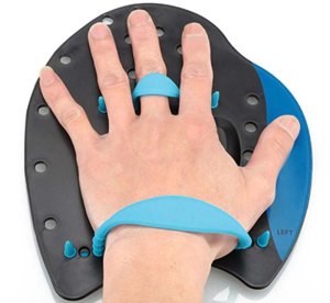 Avenli WIOSEŁKA SWIM PADDLE PRO BLACK-BLUE AS1361 ROZMIAR S 6