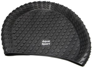 Aqua-Sport czepek pływacki bubble cap active black AS9261 3