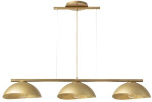 Wisząca lampa nad stół glamour Solar 40576 Sigma kopułowe klosze złota 2