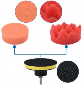 12 X Gąbka Gąbki Polerskie Polerowania Lakieru 80 2