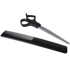 Grzebień + Nożyczki Do Strzyżenia Włosów Grzebyk Nożyce Zestaw 3