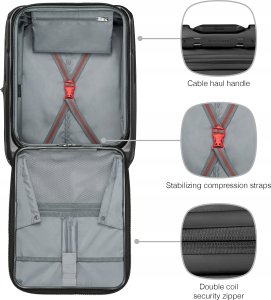 WENGER Amplix Hardside Carry-On Black 11