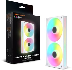 Wentylator Cougar Forward Unity240-FB,240 ARGB PWM, Wentylator, biały 5