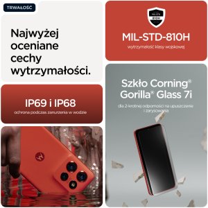 Smartfon Motorola Edge 60 Neo 5G 12/256GB Czerwony  (PBA80004SE) 7