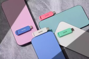 SanDisk Phone Drive USB-C, Seastar Pink, 512GB 5