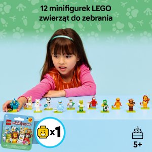 LEGO Minifigurki Seria 28 — Zwierzęta, tajemnicze pudełko (71051) 2