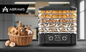 SUSZARKA DO GRZYBÓW WARZYW I OWOCÓW 400W REGULACJA TEMPERATURY TIMER 5 SIT 2