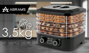 SUSZARKA DO GRZYBÓW WARZYW I OWOCÓW 400W REGULACJA TEMPERATURY TIMER 5 SIT 3