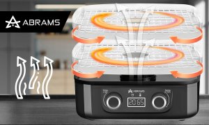 SUSZARKA DO GRZYBÓW WARZYW I OWOCÓW 400W REGULACJA TEMPERATURY TIMER 5 SIT 5