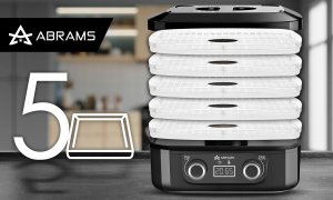 SUSZARKA DO GRZYBÓW WARZYW I OWOCÓW 400W REGULACJA TEMPERATURY TIMER 5 SIT 9