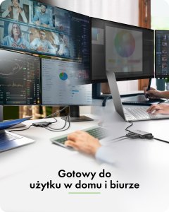 HUB USB Icy Box huby i koncentratory USB 3.2 Gen 2 (3.1 Gen 2) Type-C 10000 Mbit/s czarny 4