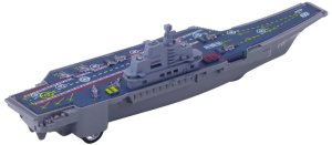 LeanToys Lotniskowiec Militarny Wojskowy Napęd Światła Dźwięki 24 cm 4