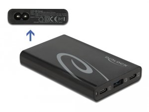 Ładowarka Delock Ładowarka 2 x USB Type-C PD 3.0 + 1 x USB Typ-A moc 60 W 2