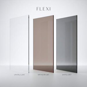 Rea Kabina prysznicowa Walk-In Flexi Grey / Tytan 140 7