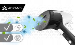 PAROWNICA DO UBRAŃ ŻELAZKO STEAMER 1800W MOCNA 45G/MIN CERAMICZNA STOPA 3