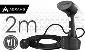 PAROWNICA DO UBRAŃ ŻELAZKO STEAMER 1800W MOCNA 45G/MIN CERAMICZNA STOPA 6