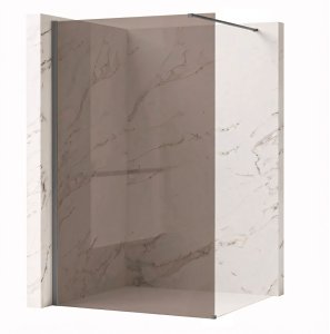 Rea Kabina prysznicowa Walk-In Flexi Brown / Tytan 140 2