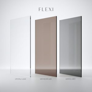 Rea Kabina prysznicowa Walk-In Flexi Brown / Tytan 140 7