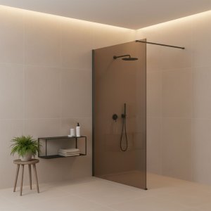 Rea Kabina prysznicowa Walk-In Flexi Brown / Tytan 100 3