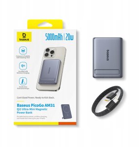 Powerbank Baseus PicoGo AM31 5000mAh Szary 7