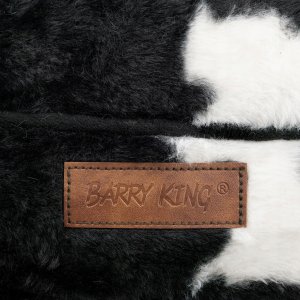 Barry King Legowisko dla psa, wzór czarne plamki, 65*65*18cm, z zamkiem 3