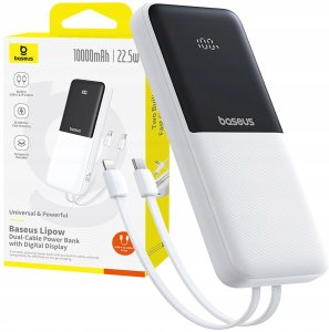 Powerbank Baseus Lipow 10000mAh Biały 2