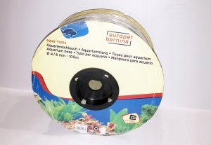 AQUA DELLA Wąż akwarystyczny elastyczny, na kartonowej szpuli, 4/6 mm- 100 m/opak 2