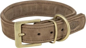 Trixie Obroża dla psa skórzana brązowa S–M: 31–37 cm/30 mm 2