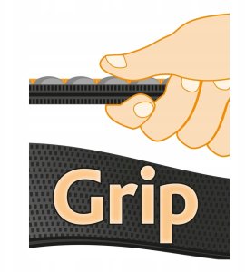 Smycz treningowa, dla psa, taśma, gumowana, bordowa, S–M: 10 m/15 mm 3