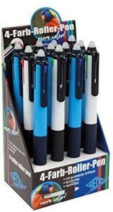 Wedo Długopis żelowy czterokolorowy z funkcją wymazywania z tworzywa sztucznego 1STK 2