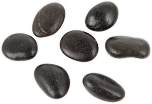 vidaXL Kamienie polerowane Black Pebble 20-30 mm do akwarium terrarium, 10kg/OPAK 2