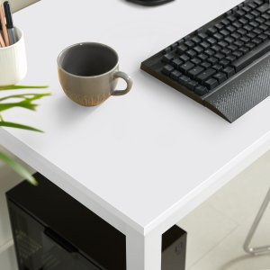 Stół prostokątny do kuchni i biura TESSA 120x60 biały metalowe nogi 8