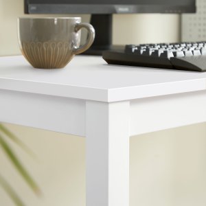 Stół prostokątny do kuchni i biura TESSA 120x60 biały metalowe nogi 9