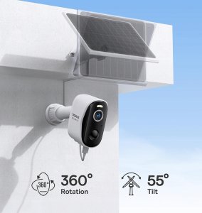 Kamera IP Zhejiang Baseus Security N1-2 Zestaw kamer monitorujących z panelami słonecznymi 16GB eMMC 5