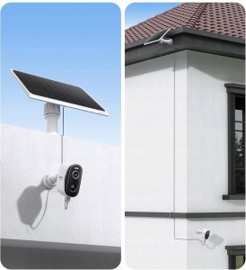 Kamera IP Zhejiang Baseus Security N1-2 Zestaw kamer monitorujących z panelami słonecznymi 16GB eMMC 6