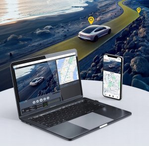 GKU D700 Kamera samochodowa przód i tył 4K/2,5K karta SD 64 GB GPS 5G 5